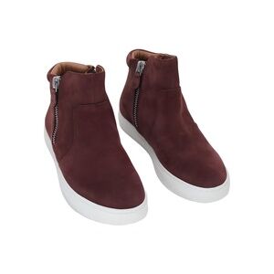 Gentle Souls by Kenneth Cole High-Top Sneakers Burgundy Brown Size 7.5M